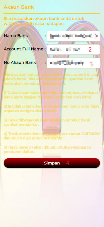 Step 2 - Register at MCD76 Casino - Part 1