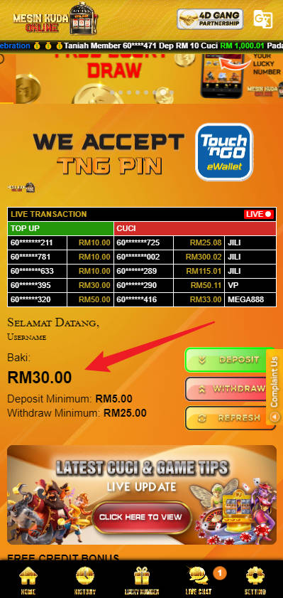 Step 4 - Register at MKO888 Casino - Part 1