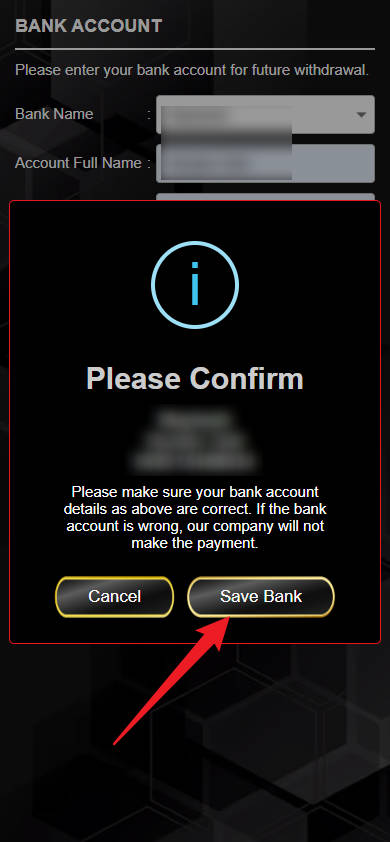 Step 2 - Register at DapatCuci Casino - Part 2