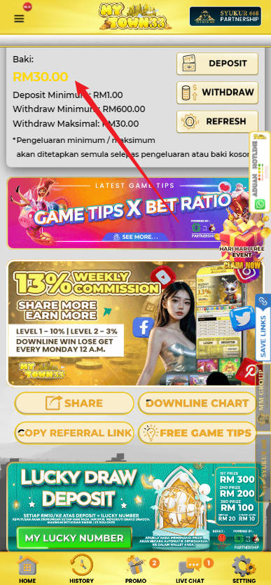 Step 4 - Register at Mytown33 Casino - Part 1