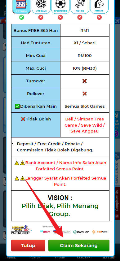 Step 3 - Register at Newsky88 Casino - Free Credit 365 - Part 2