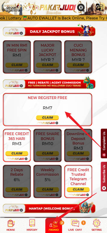 Step 3 - Register at PakarJudi8 Casino - Part 1