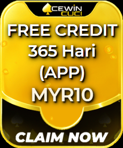 Freecreditrm - AcewinCuci Free Credit 365 APP - Banner