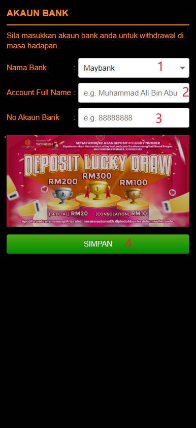 Step 2 - Register at Puma777 Casino - Part 1