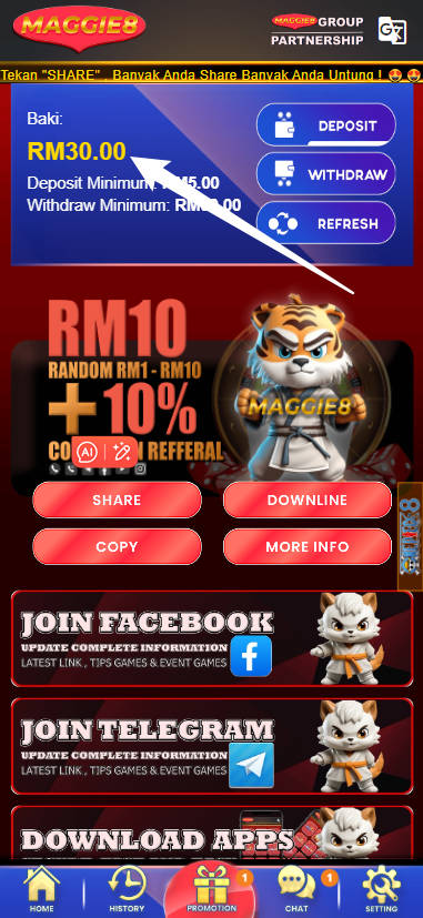 Step 4 - Register at Maggie8 - Free Credit Slot - Part 1