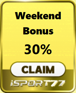 Freecreditrm - iSport77 Weekend Bonus - Banner