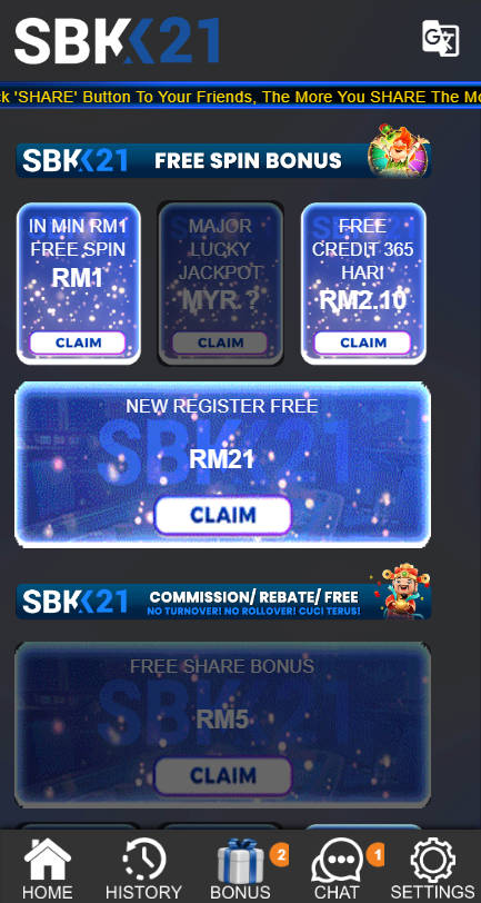 Step 3 - Claim SBK21 Free Credit 365 RM2.10 - Part 1