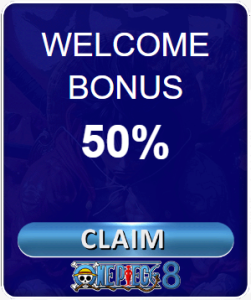 Freecreditrm - OnePiece8 Welcome Bonus 50% - Banner