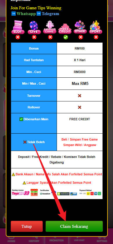 Step 3 - Register at Topup33 Casino - Part 2