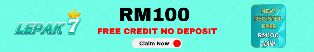 Lepak7 Free Credit Masthead Banner