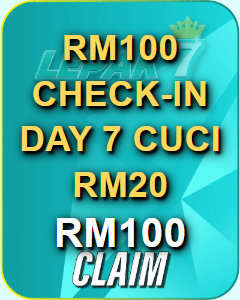 Freecreditrm - Lepak7 Check-In Day 7 Bonus - Banner