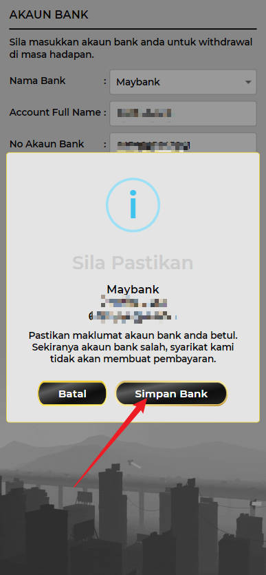 Step 2 - Register at Mytown33 Casino - Part 2