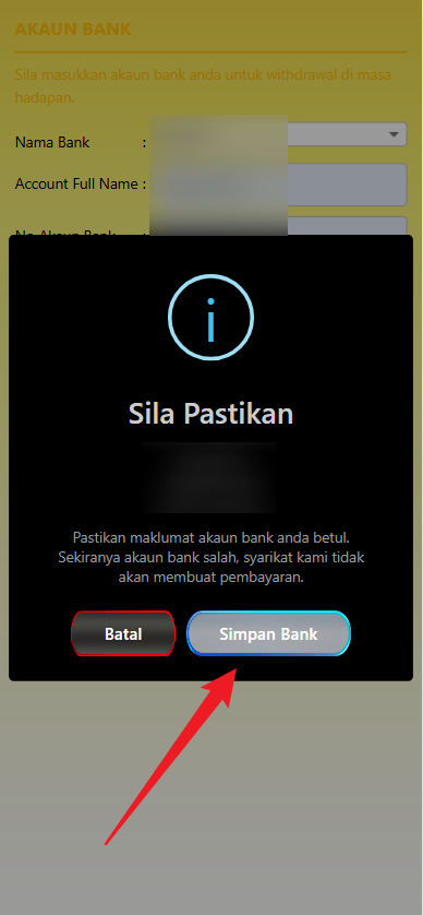 Step 2 - Register at iSport77 Casino - Part 2