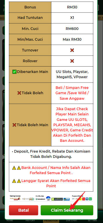 Step 3 - Register at Hijau44 Casino - Part 2