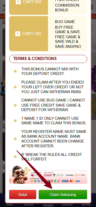 Step 3 - Register at Barcelona888 Casino - Free Credit Slot - Part 2