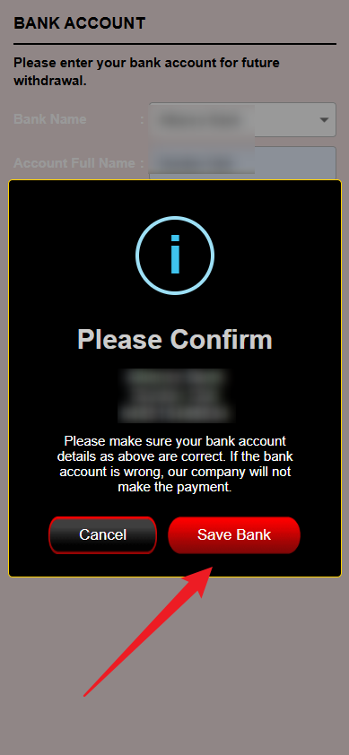 Step 2 - Register at Miking8 Casino - Part 2
