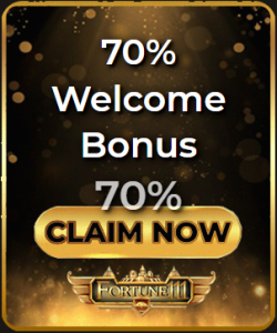 Freecreditrm - Fortune111 Welcome Bonus 70% Banner