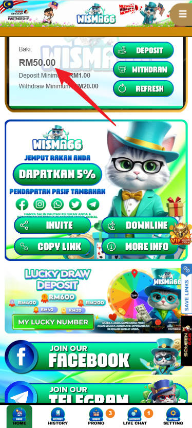 Step 4 - Register at Wisma66 Casino - Part 1