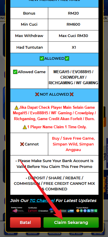 Step 3 - Register at JudiSini Casino - Part 2