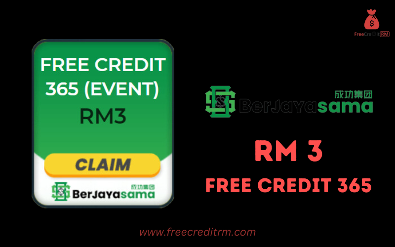 Freecreditrm - Berjayasama Free Credit 365 RM3