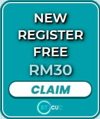 Freecreditrm - BTCUCI Free Credit Slot RM30 - Banner