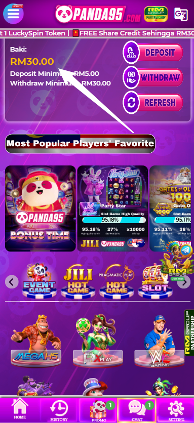 Step 4 - Register at Panda95 Casino - Part 1