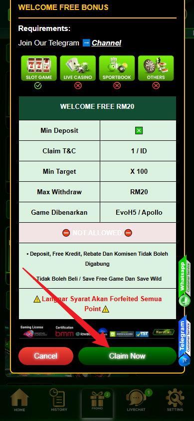 Step 3 - Register at KuatCuci Casino - Part 2