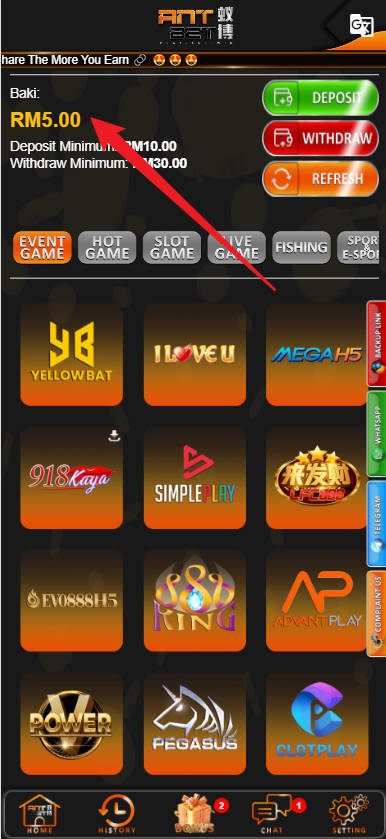 Step 4 - Register at AntBet Casino - Part 1