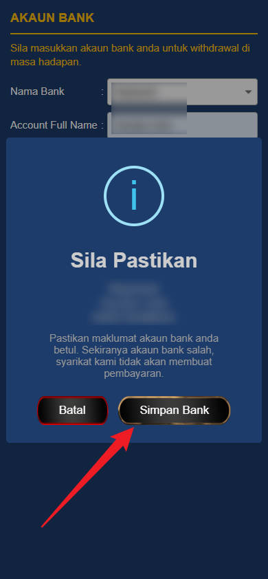 Step 2 - Register at Rebate99 Casino - Part 2