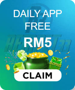 Freecreditrm - REMPIT33 Daily App Free RM5 - Banner