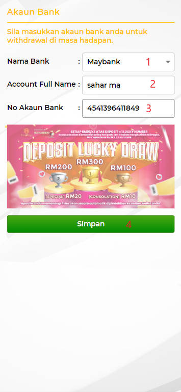 Step 2 - Register at PakarJudi8 Casino - Part 1