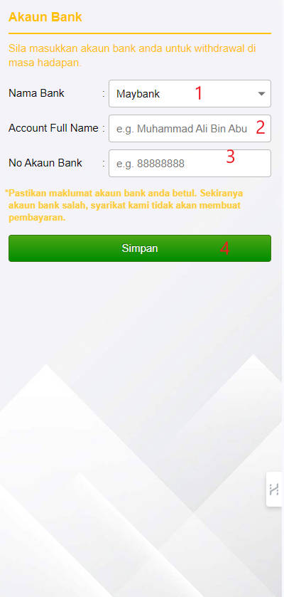 Step 2 - Register at TV1 Casino - Part 1