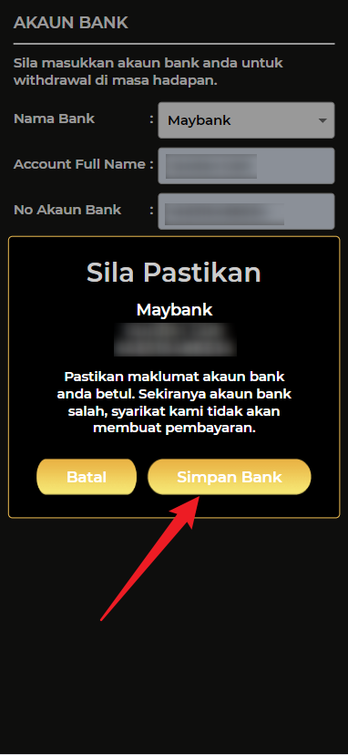 Step 2 - Register at Fortune111 - Free Credit Slot - Part 2