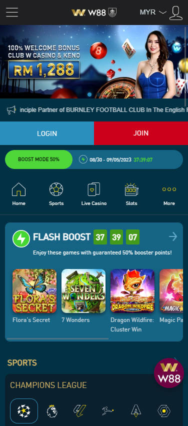 Screenshot - W88 Casino