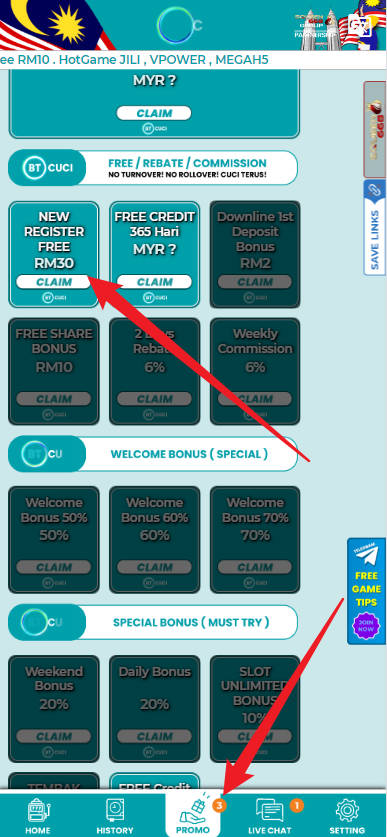 Step 3 - Register at BTCUCI Casino - Part 1