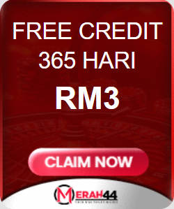 Freecreditrm - Merah44 Free Credit 365 RM3 - Banner