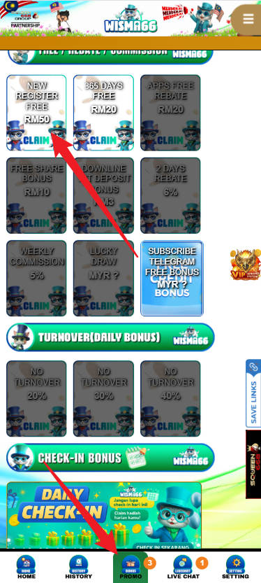 Step 3 - Register at Wisma66 Casino - Part 1