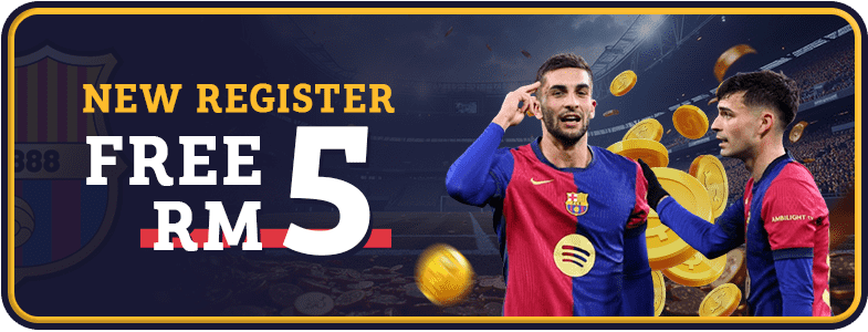 Freecreditrm - Barcelona888 Free Credit Slot - Banner