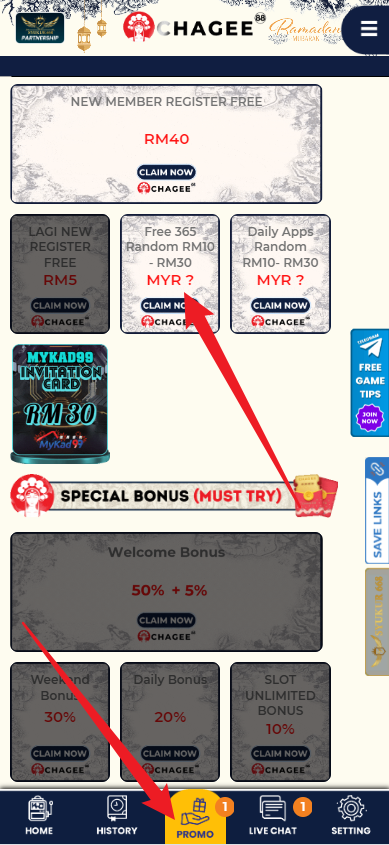 Step 3 - Register at Chagee88 Casino - Free Credit 365 - Part 1