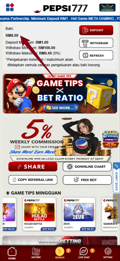 Step 4 - Register at Pepsi777 Casino - Free Credit Slot - Part 1