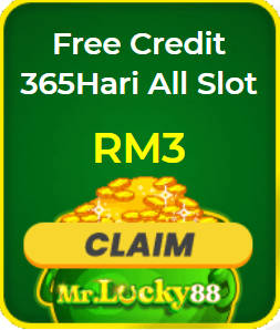 Freecreditrm - MrLucky88 Free Credit 365 RM3 - Banner