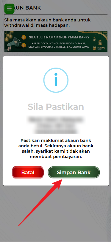 Step 2 - Register at MYBOS Casino - Part 2