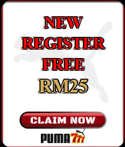 Freecreditrm - Puma777 Free Credit No Deposit RM25 - Banner