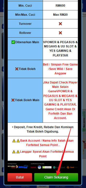 Step 3 - Register at Biru44 Casino - Part 2