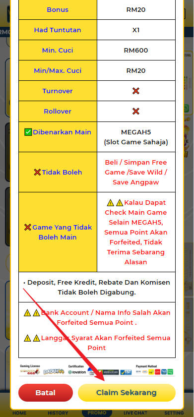 Step 3 - Register at Dadu44 Casino - Part 2