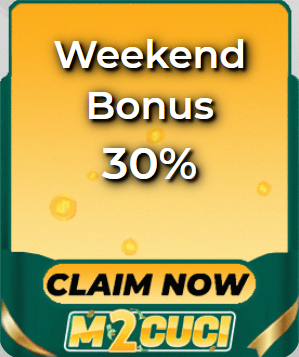 Freecreditrm - M2Cuci Weekend Bonus - Banner
