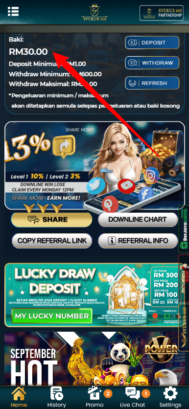 Step 4 - Register at Syukur668 Casino - Free Credit Slot - Part 1