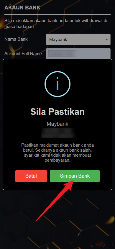 Step 2 - Register at OKWIN333 Casino - Free Credit 365 - Part 2