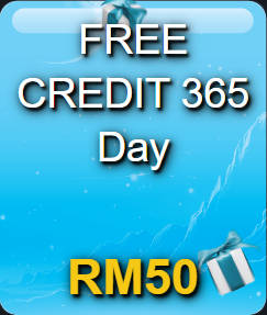 Freecreditrm - TOPUP77 Free Credit 365 RM50 - Banner