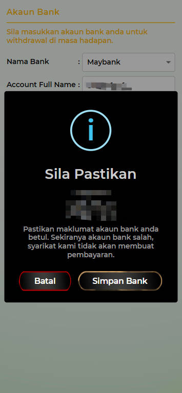 Step 2 - Register at Hijau44 Casino - Part 2